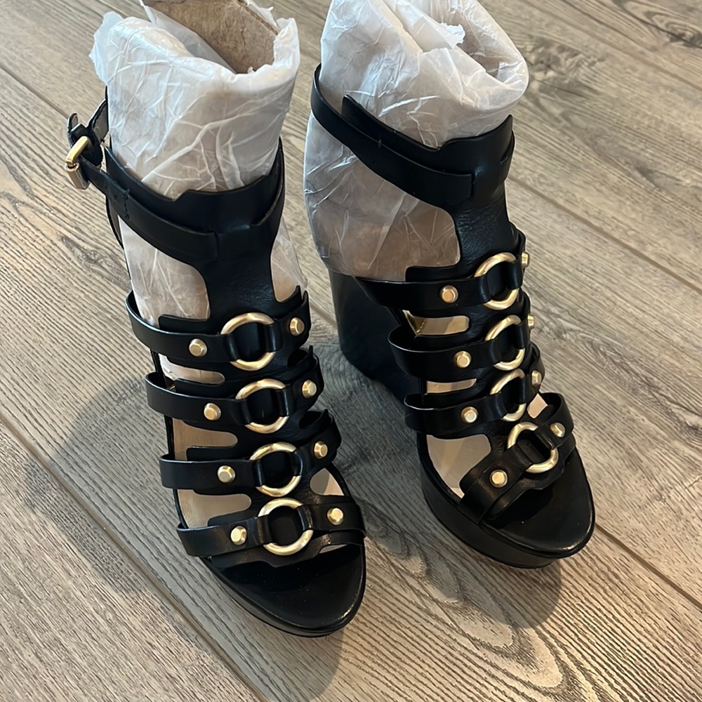 Michael Kors Black Wedges size 7M